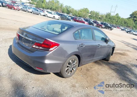 2015 Honda Civic Ex из США, поврежденный, VIN 19XFB2F8XFE279728